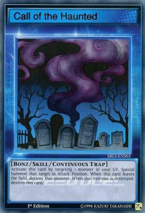 Call of the Haunted (Skill Card) (SBLS-ENS03) - Speed Duel: Arena of Lost Souls 1st Edition - Premium Yugioh Single from Konami - Just $1.54! Shop now at Game Crave Tournament Store
