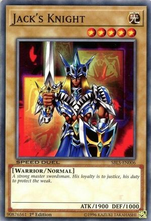 Jack's Knight (SBLS-EN006) - Speed Duel: Arena of Lost Souls 1st Edition - Premium Yugioh Single from Konami - Just $0.08! Shop now at Game Crave Tournament Store