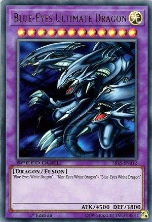 Blue-Eyes Ultimate Dragon (SBLS-EN012) - Speed Duel: Arena of Lost Souls 1st Edition - Premium Yugioh Single from Konami - Just $1.38! Shop now at Game Crave Tournament Store