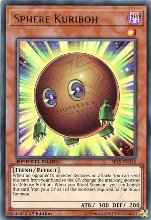 Sphere Kuriboh (SBLS-EN018) - Speed Duel: Arena of Lost Souls 1st Edition - Premium Yugioh Single from Konami - Just $1.83! Shop now at Game Crave Tournament Store
