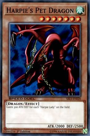 Harpie's Pet Dragon (SBLS-EN020) - Speed Duel: Arena of Lost Souls 1st Edition - Premium Yugioh Single from Konami - Just $0.11! Shop now at Game Crave Tournament Store