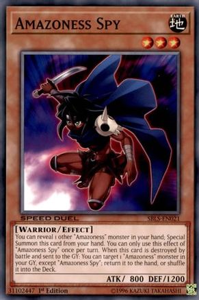 Amazoness Spy (SBLS-EN021) - Speed Duel: Arena of Lost Souls 1st Edition - Premium Yugioh Single from Konami - Just $0.08! Shop now at Game Crave Tournament Store