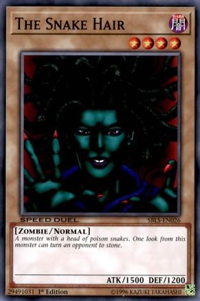 The Snake Hair (SBLS-EN026) - Speed Duel: Arena of Lost Souls 1st Edition - Premium Yugioh Single from Konami - Just $0.24! Shop now at Game Crave Tournament Store