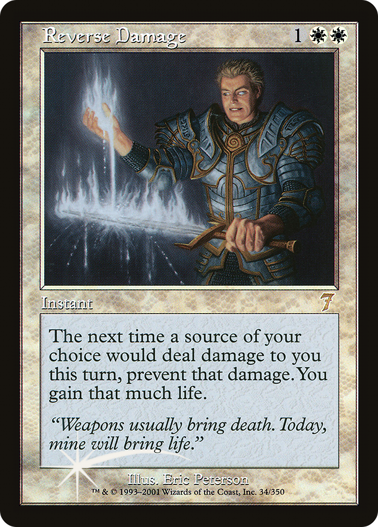 Reverse Damage (7ED-34★) - Seventh Edition Foil - Premium MTG Single from Wizards of the Coast - Just $5.99! Shop now at Game Crave Tournament Store