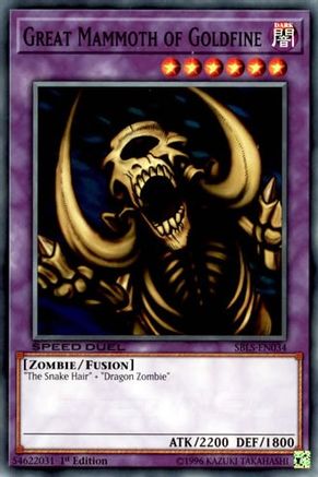 Great Mammoth of Goldfine (SBLS-EN034) - Speed Duel: Arena of Lost Souls 1st Edition - Premium Yugioh Single from Konami - Just $0.25! Shop now at Game Crave Tournament Store