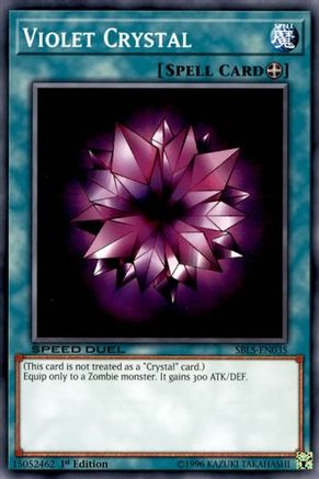 Violet Crystal (SBLS-EN035) - Speed Duel: Arena of Lost Souls 1st Edition - Premium Yugioh Single from Konami - Just $0.25! Shop now at Game Crave Tournament Store