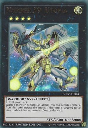 Number 39: Utopia (DUPO-EN104) - Duel Power Limited - Premium Yugioh Single from Konami - Just $0.08! Shop now at Game Crave Tournament Store