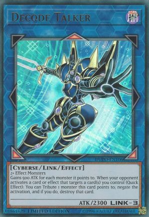 Decode Talker (DUPO-EN106) - Duel Power Limited - Premium Yugioh Single from Konami - Just $0.25! Shop now at Game Crave Tournament Store