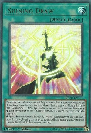 Shining Draw (DUPO-EN010) - Duel Power 1st Edition - Premium Yugioh Single from Konami - Just $0.26! Shop now at Game Crave Tournament Store