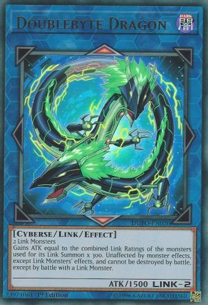 Doublebyte Dragon (DUPO-EN020) - Duel Power 1st Edition - Premium Yugioh Single from Konami - Just $0.25! Shop now at Game Crave Tournament Store