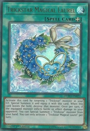 Trickstar Magical Laurel (DUPO-EN022) - Duel Power Unlimited - Premium Yugioh Single from Konami - Just $0.81! Shop now at Game Crave Tournament Store