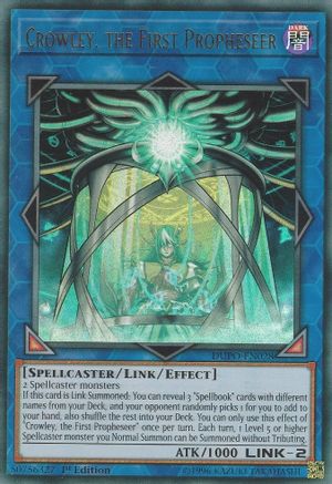 Crowley, the First Propheseer (DUPO-EN028) - Duel Power 1st Edition - Premium Yugioh Single from Konami - Just $0.37! Shop now at Game Crave Tournament Store