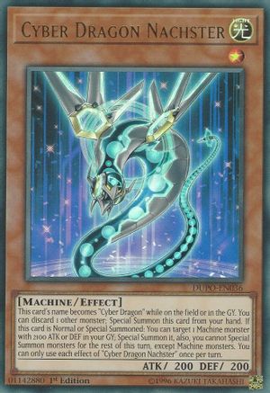 Cyber Dragon Nachster (DUPO-EN036) - Duel Power Unlimited - Premium Yugioh Single from Konami - Just $0.63! Shop now at Game Crave Tournament Store