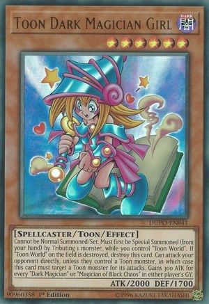 Toon Dark Magician Girl (DUPO-EN041) - Duel Power 1st Edition - Premium Yugioh Single from Konami - Just $2.27! Shop now at Game Crave Tournament Store