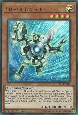 Silver Gadget (DUPO-EN042) - Duel Power Unlimited - Premium Yugioh Single from Konami - Just $0.25! Shop now at Game Crave Tournament Store