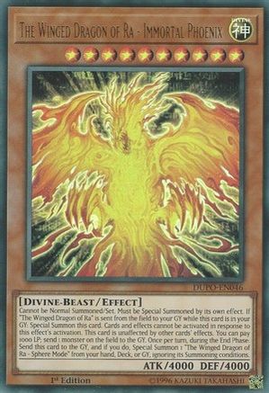 The Winged Dragon of Ra - Immortal Phoenix (DUPO-EN046) - Duel Power 1st Edition - Premium Yugioh Single from Konami - Just $1.91! Shop now at Game Crave Tournament Store