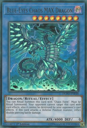Blue-Eyes Chaos MAX Dragon (DUPO-EN048) - Duel Power Unlimited - Premium Yugioh Single from Konami - Just $1! Shop now at Game Crave Tournament Store