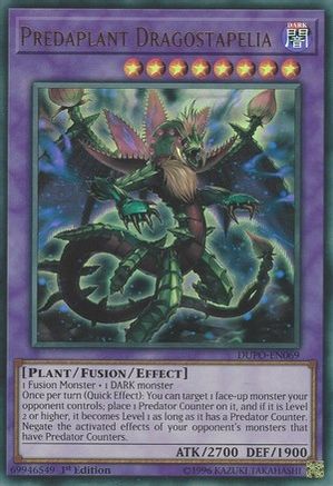 Predaplant Dragostapelia (DUPO-EN069) - Duel Power 1st Edition - Premium Yugioh Single from Konami - Just $0.30! Shop now at Game Crave Tournament Store