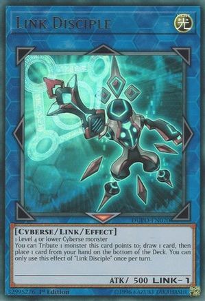 Link Disciple (DUPO-EN070) - Duel Power 1st Edition - Premium Yugioh Single from Konami - Just $0.25! Shop now at Game Crave Tournament Store