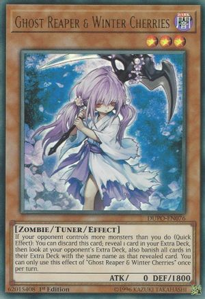 Ghost Reaper & Winter Cherries (DUPO-EN076) - Duel Power Unlimited - Premium Yugioh Single from Konami - Just $0.26! Shop now at Game Crave Tournament Store