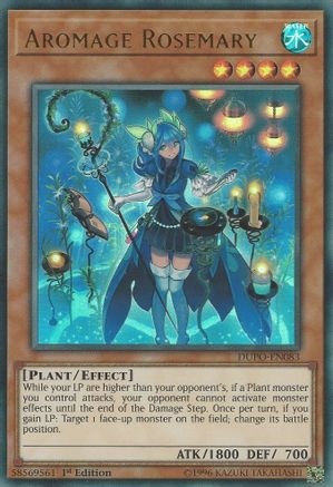 Aromage Rosemary (DUPO-EN083) - Duel Power 1st Edition - Premium Yugioh Single from Konami - Just $0.99! Shop now at Game Crave Tournament Store
