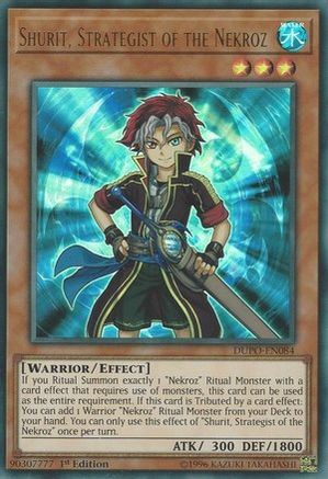Shurit, Strategist of the Nekroz (DUPO-EN084) - Duel Power 1st Edition - Premium Yugioh Single from Konami - Just $0.26! Shop now at Game Crave Tournament Store