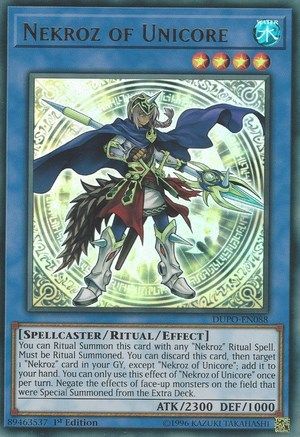 Nekroz of Unicore (DUPO-EN088) - Duel Power 1st Edition - Premium Yugioh Single from Konami - Just $0.30! Shop now at Game Crave Tournament Store
