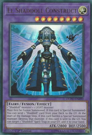 El Shaddoll Construct (DUPO-EN090) - Duel Power 1st Edition - Premium Yugioh Single from Konami - Just $0.25! Shop now at Game Crave Tournament Store