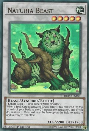 Naturia Beast (DUPO-EN091) - Duel Power 1st Edition - Premium Yugioh Single from Konami - Just $1.03! Shop now at Game Crave Tournament Store