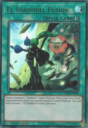 El Shaddoll Fusion (DUPO-EN096) - Duel Power 1st Edition - Premium Yugioh Single from Konami - Just $0.25! Shop now at Game Crave Tournament Store