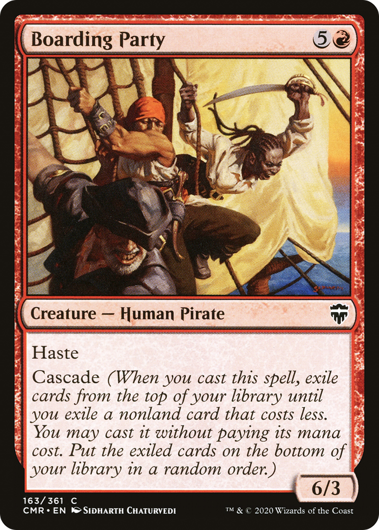 Boarding Party (CMR-163) - Commander Legends - Premium MTG Single from Wizards of the Coast - Just $0.25! Shop now at Game Crave Tournament Store