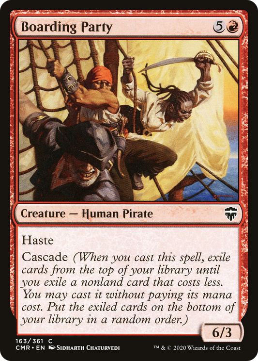Boarding Party (CMR-163) - Commander Legends - Premium MTG Single from Wizards of the Coast - Just $0.25! Shop now at Game Crave Tournament Store