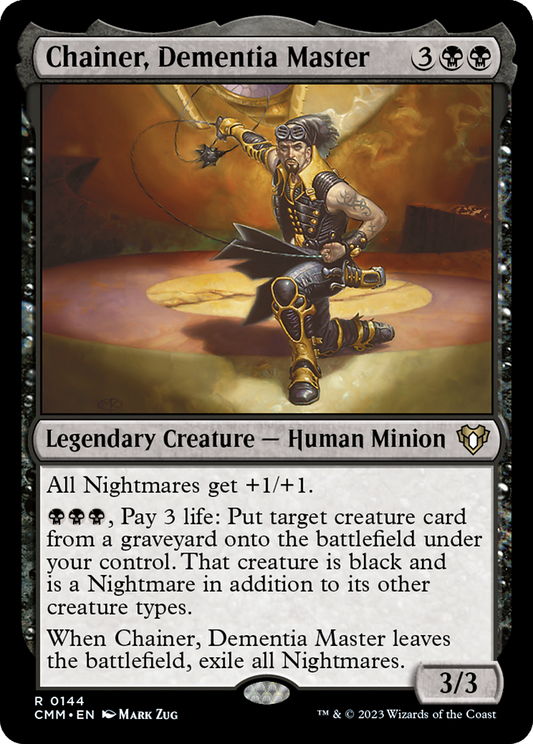 Chainer, Dementia Master (CMM-144) - Commander Masters - Premium MTG Single from Wizards of the Coast - Just $0.08! Shop now at Game Crave Tournament Store