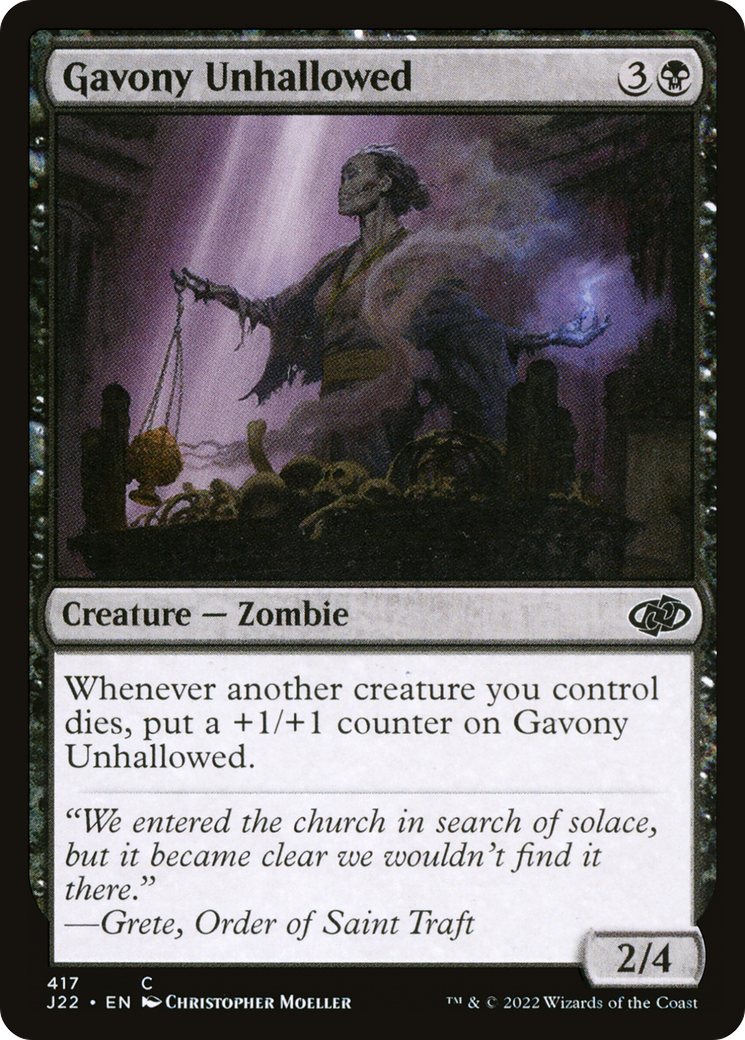 Gavony Unhallowed (J22-417) - Jumpstart 2022 - Premium MTG Single from Wizards of the Coast - Just $0.08! Shop now at Game Crave Tournament Store