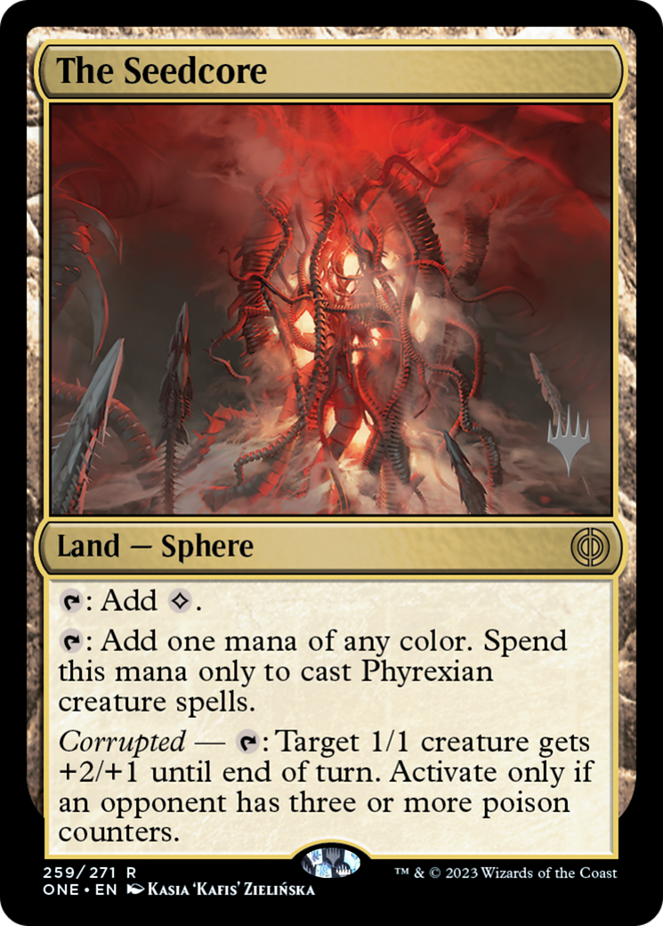 The Seedcore (PONE-259P) - Phyrexia: All Will Be One Promos Foil - Premium MTG Single from Wizards of the Coast - Just $0.15! Shop now at Game Crave Tournament Store