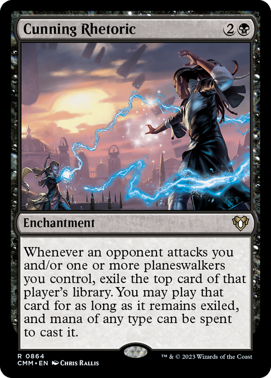 Cunning Rhetoric (CMM-864) - Commander Masters - Premium MTG Single from Wizards of the Coast - Just $0.20! Shop now at Game Crave Tournament Store