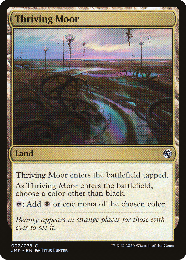 Thriving Moor (JMP-037) - Jumpstart - Premium MTG Single from Wizards of the Coast - Just $0.25! Shop now at Game Crave Tournament Store
