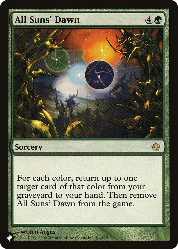 All Suns' Dawn (PLIST-544) - The List - Premium MTG Single from Wizards of the Coast - Just $0.08! Shop now at Game Crave Tournament Store