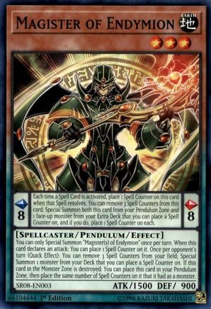 Magister of Endymion (SR08-EN003) - Structure Deck: Order of the Spellcasters 1st Edition - Premium Yugioh Single from Konami - Just $0.87! Shop now at Game Crave Tournament Store