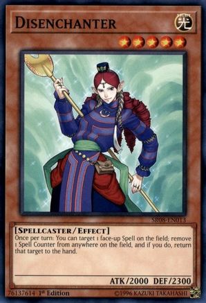 Disenchanter (SR08-EN013) - Structure Deck: Order of the Spellcasters 1st Edition - Premium Yugioh Single from Konami - Just $0.25! Shop now at Game Crave Tournament Store
