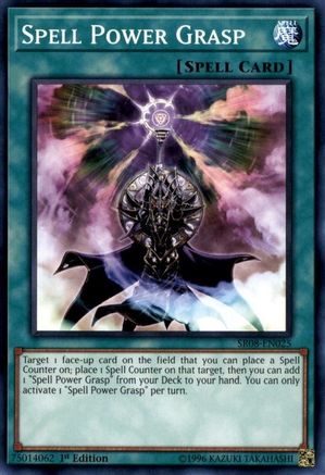 Spell Power Grasp (SR08-EN025) - Structure Deck: Order of the Spellcasters 1st Edition - Premium Yugioh Single from Konami - Just $0.25! Shop now at Game Crave Tournament Store