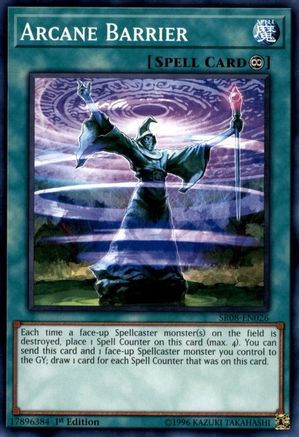 Arcane Barrier (SR08-EN026) - Structure Deck: Order of the Spellcasters 1st Edition - Premium Yugioh Single from Konami - Just $0.25! Shop now at Game Crave Tournament Store
