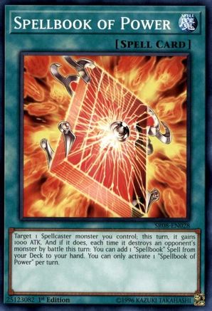 Spellbook of Power (SR08-EN028) - Structure Deck: Order of the Spellcasters 1st Edition - Premium Yugioh Single from Konami - Just $0.26! Shop now at Game Crave Tournament Store