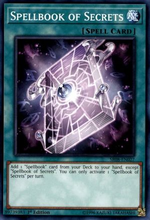 Spellbook of Secrets (SR08-EN027) - Structure Deck: Order of the Spellcasters 1st Edition - Premium Yugioh Single from Konami - Just $0.78! Shop now at Game Crave Tournament Store