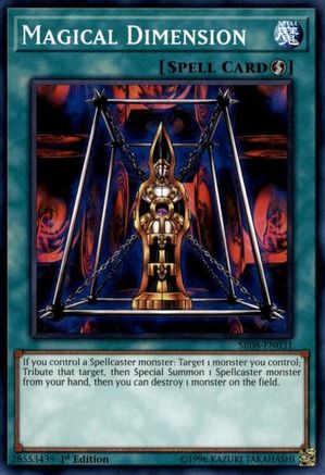 Magical Dimension (SR08-EN031) - Structure Deck: Order of the Spellcasters 1st Edition - Premium Yugioh Single from Konami - Just $0.25! Shop now at Game Crave Tournament Store