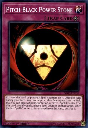 Pitch-Black Power Stone (SR08-EN036) - Structure Deck: Order of the Spellcasters 1st Edition - Premium Yugioh Single from Konami - Just $0.25! Shop now at Game Crave Tournament Store