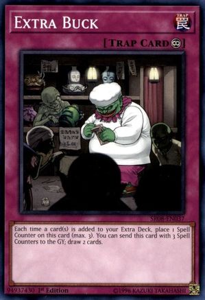 Extra Buck (SR08-EN037) - Structure Deck: Order of the Spellcasters 1st Edition - Premium Yugioh Single from Konami - Just $0.25! Shop now at Game Crave Tournament Store