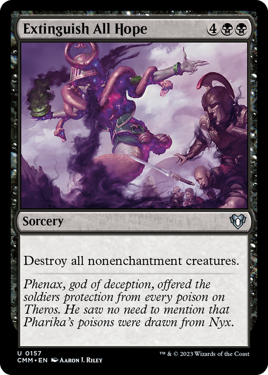 Extinguish All Hope (CMM-157) - Commander Masters - Premium MTG Single from Wizards of the Coast - Just $0.08! Shop now at Game Crave Tournament Store