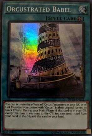 Orcustrated Babel (OP10-EN012) - OTS Tournament Pack 10 Unlimited - Premium Yugioh Single from Konami - Just $1.47! Shop now at Game Crave Tournament Store