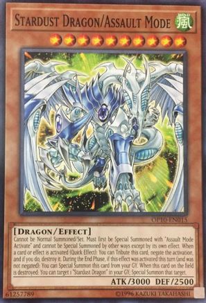 Stardust Dragon/Assault Mode (OP10-EN015) - OTS Tournament Pack 10 Unlimited - Premium Yugioh Single from Konami - Just $0.40! Shop now at Game Crave Tournament Store